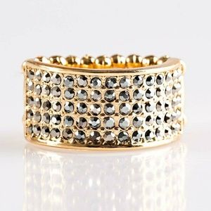 Time is money Gold ring